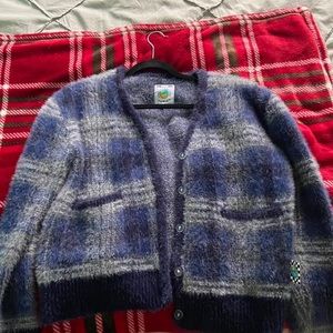 UNIF Blue Ty Cardigan